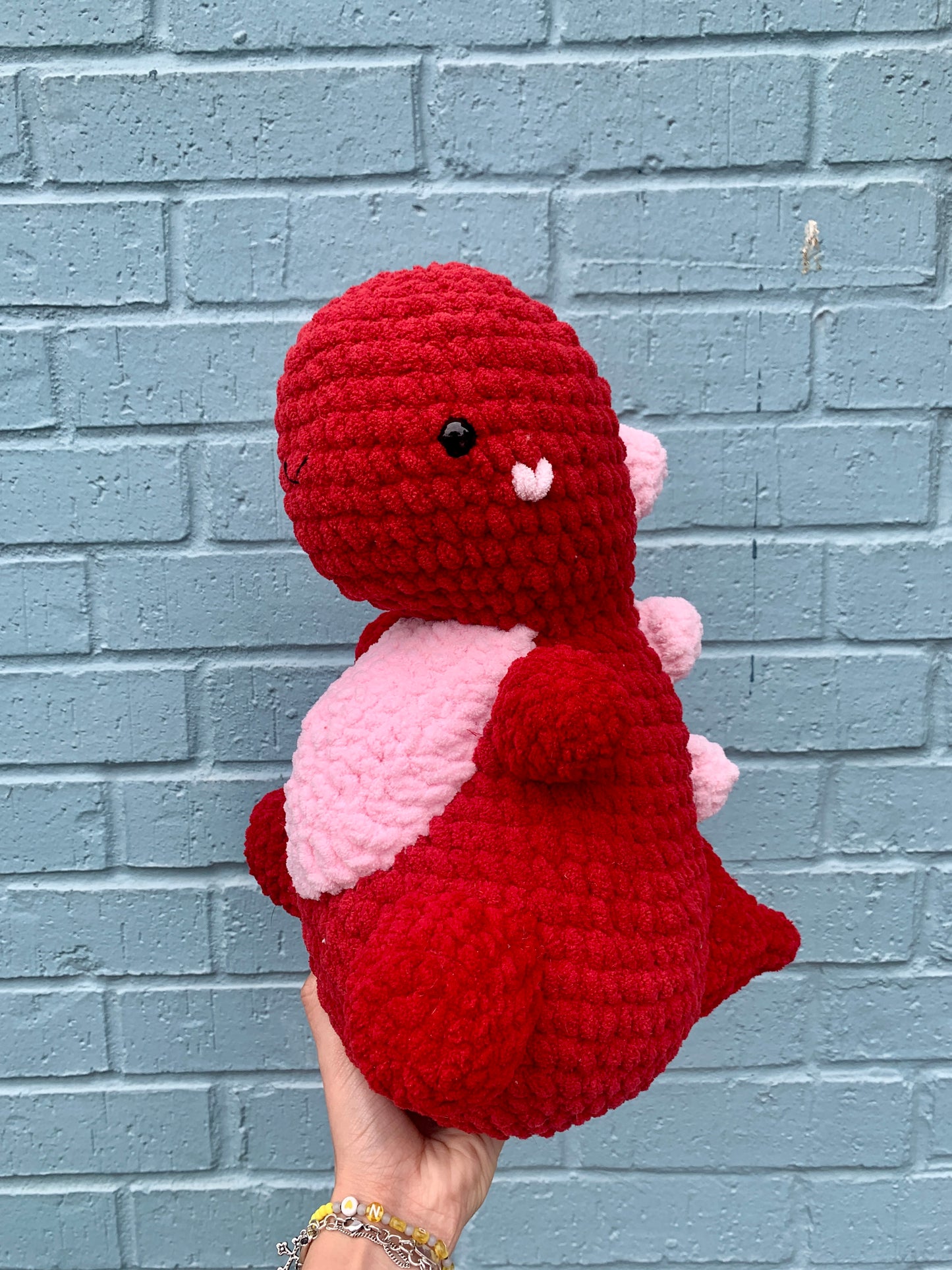 Valentine Dino Plushie