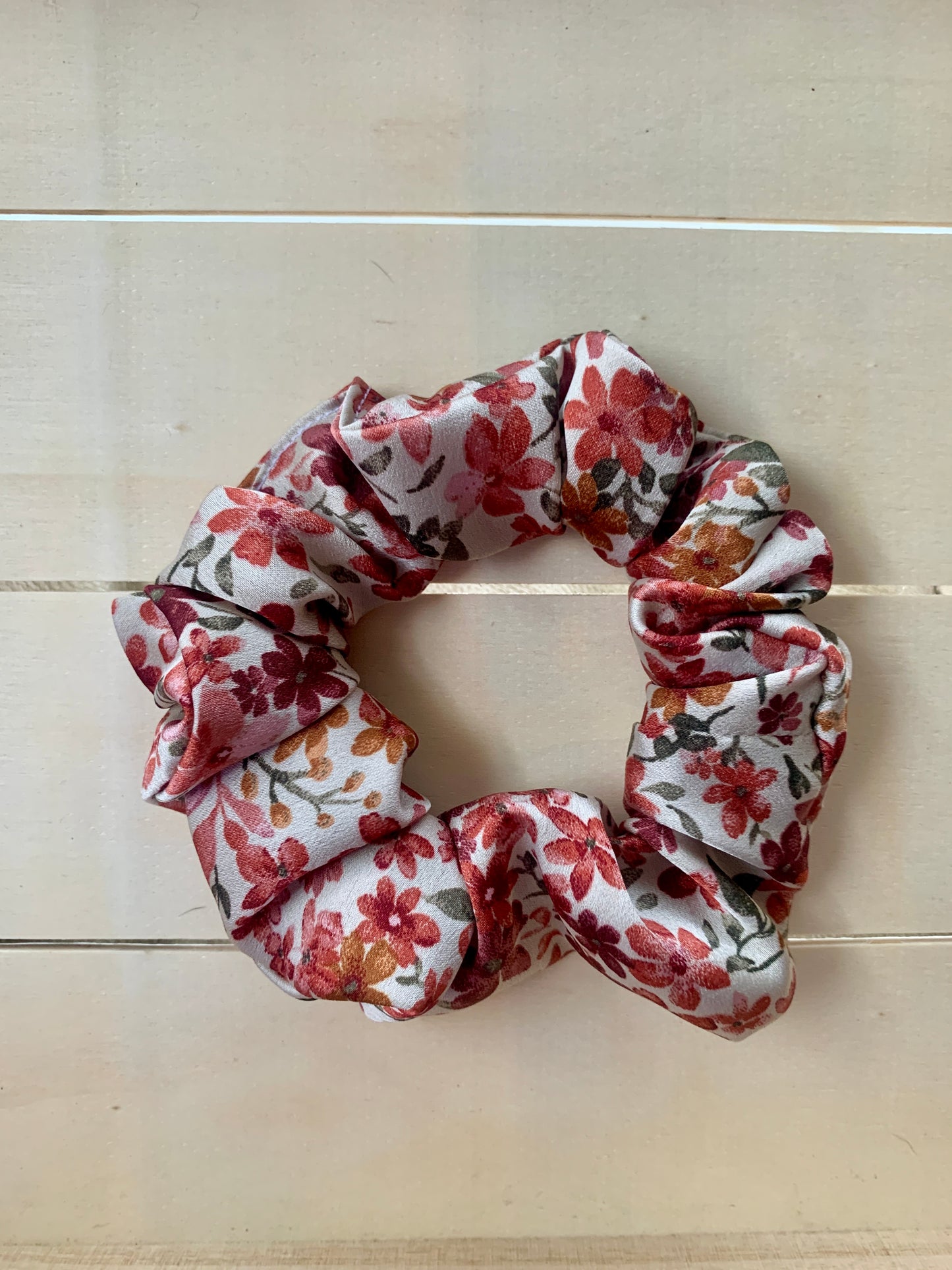 Fall Floral Scrunchie