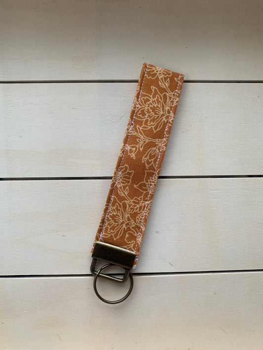 Fall Floral Key Fob