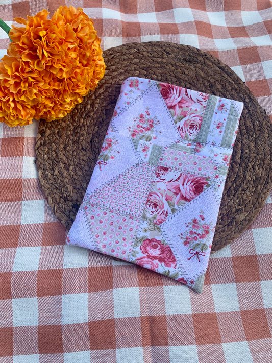 Roses Patchwork Book Sleeve