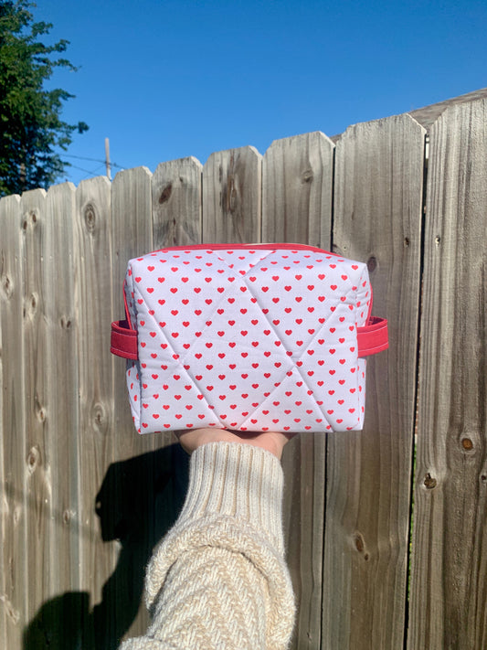 Valentine Heart Makeup Bag